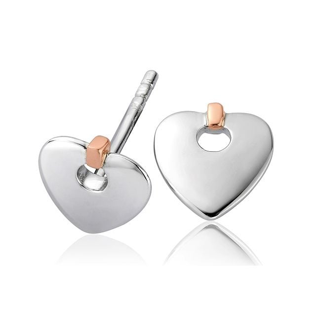 Clogau Cariad Sterling Silver Stud Earrings 3SCE012 image 0