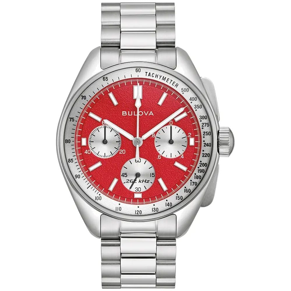 Bulova Mens Special Edition Lunar Pilot Blood Moon Watch 96K115 image 0