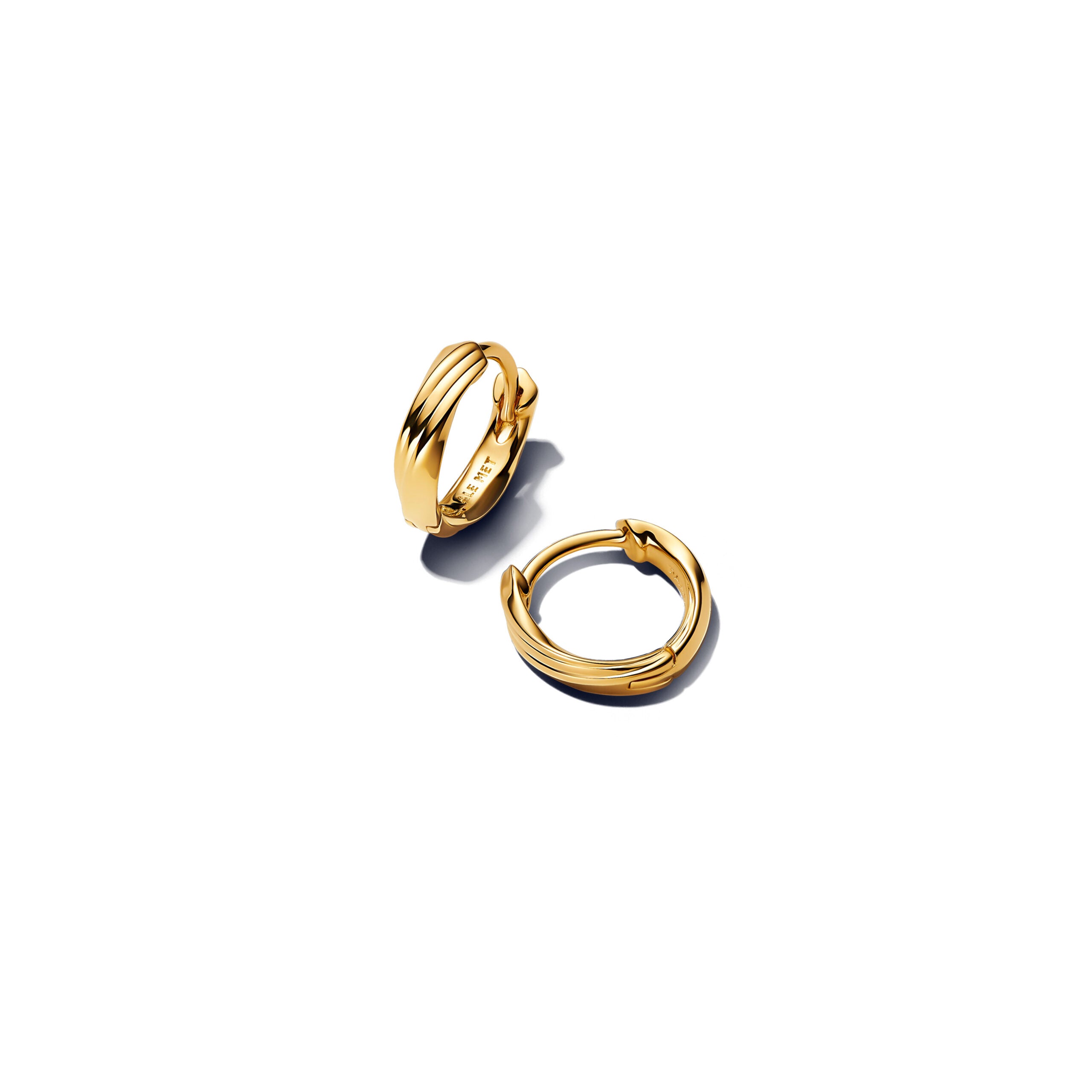 PANDORA Twisted Huggie Earrings 263871C00 image 0