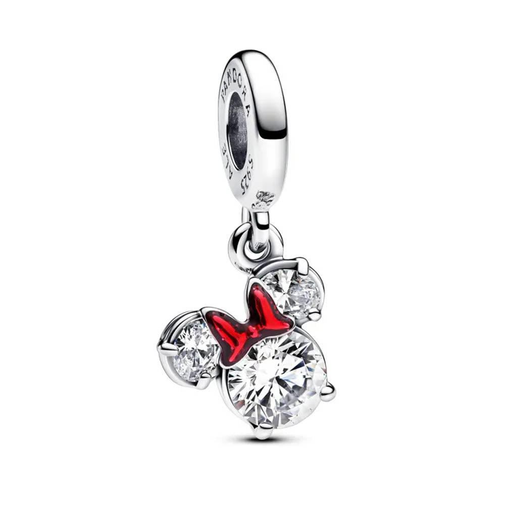 PANDORA Disney Minnie Mouse Silhouette Dangle Charm 793533C01 image 0