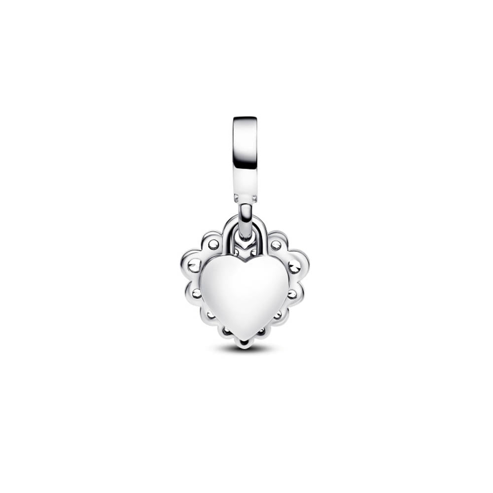 PANDORA Sparkling Heart Double Dangle Charm 793765C01 image 1