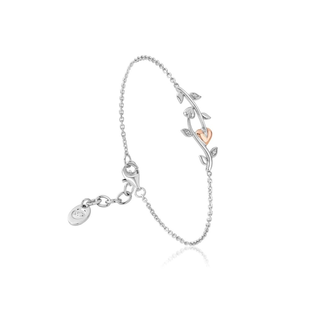 Clogau Tree of Life Sterling Silver Vine Bracelet with Topaz 3STOL0234 image 0