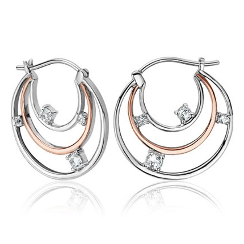 Clogau Awyr Y Nos Earrings 3SAYN0189 image 0