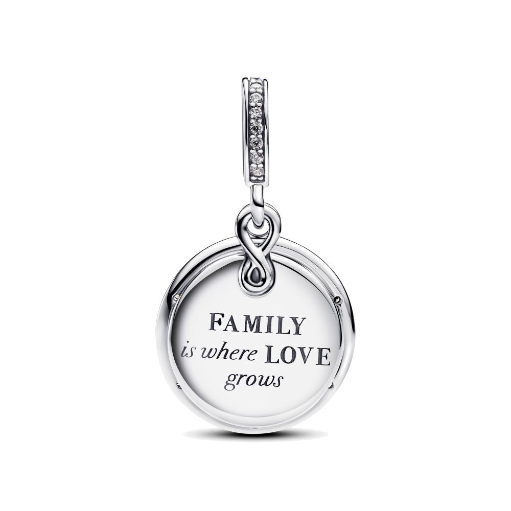 PANDORA Glow-in-the-dark Infinity Tree Double Dangle Charm 793599C01 image 1