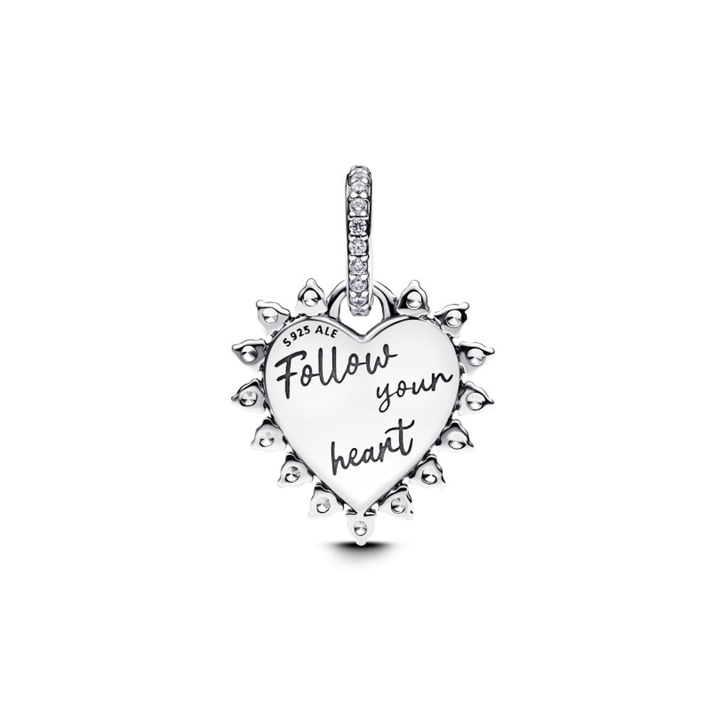 PANDORA Spinnable Arrow Heart Dangle Charm 793667C01 image 1