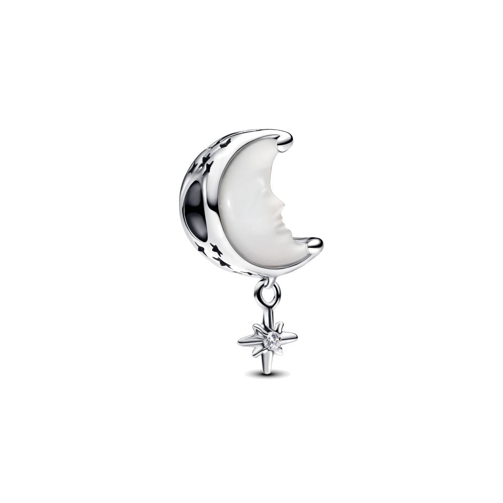 PANDORA Moon &amp; North Star Charm 793594C01 image 0