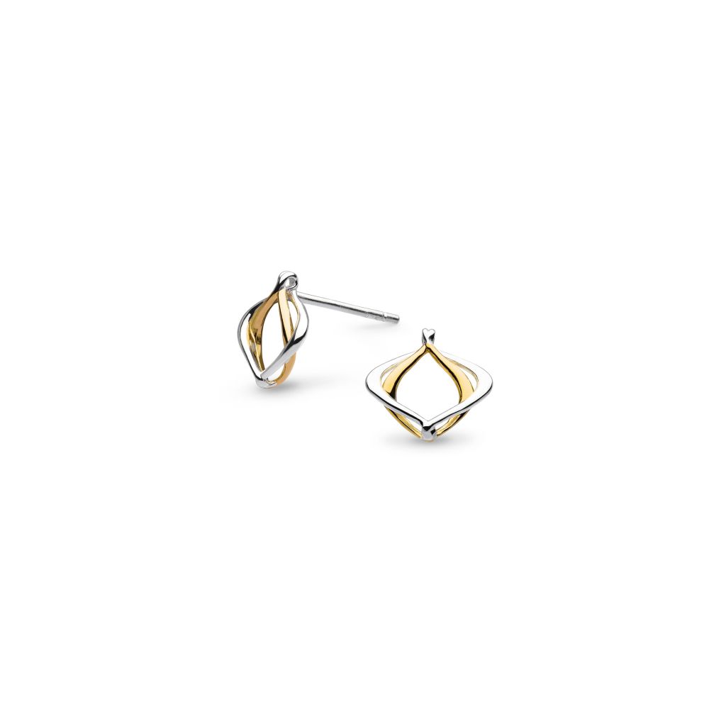 Kit Heath Alicia Golden Petite Stud Earrings 40019GRP276076