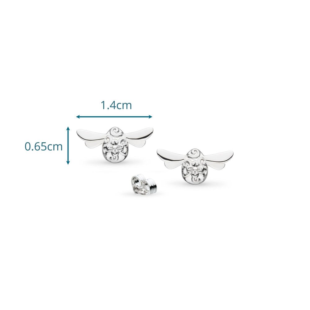 Kit Heath Blossom Flyte Honey Bee Stud Earrings 40338RP278759