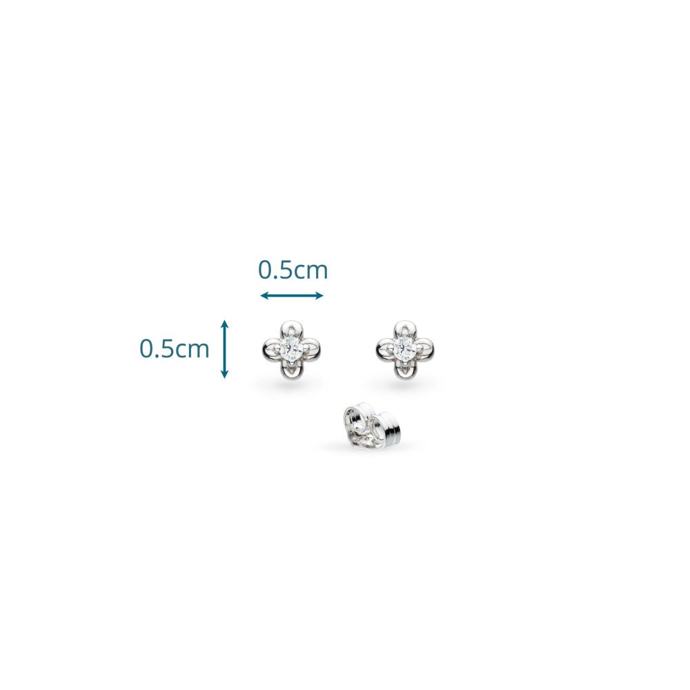 Kit Heath Blossom Flyte Honey Flower Glitz Mini Stud Earrings 30336CZ278757