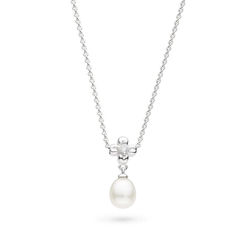 Kit Heath Blossom Flyte Honey Flower Pearl 18" Necklace 90333FPC278770