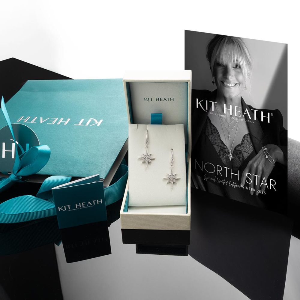 Kit Heath Céleste North Star Grande Drop Earrings 50457CZ