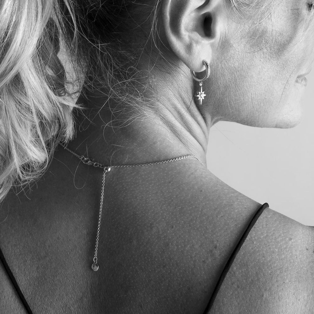 Kit Heath Céleste North Star Starburst Grande 16 - 24' Slider Necklace 90457CZ