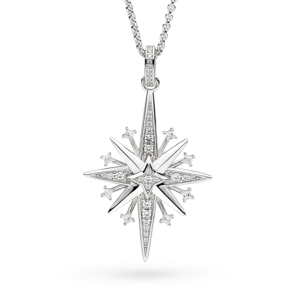 Kit Heath Céleste North Star Starburst Grande 16 - 24' Slider Necklace 90457CZ