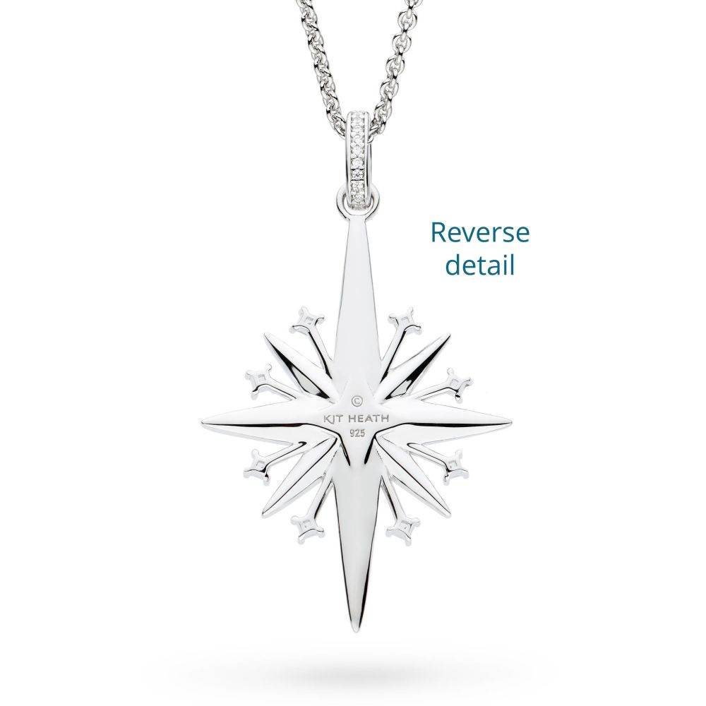 Kit Heath Céleste North Star Starburst Grande 16 - 24' Slider Necklace 90457CZ