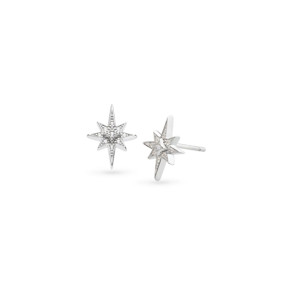 Vintage Crystal Northstar Ear Cuff - Orecchini A Clip A Stella Con Strass Per Donne E Ragazze, Gioiello Alla Cartilagine