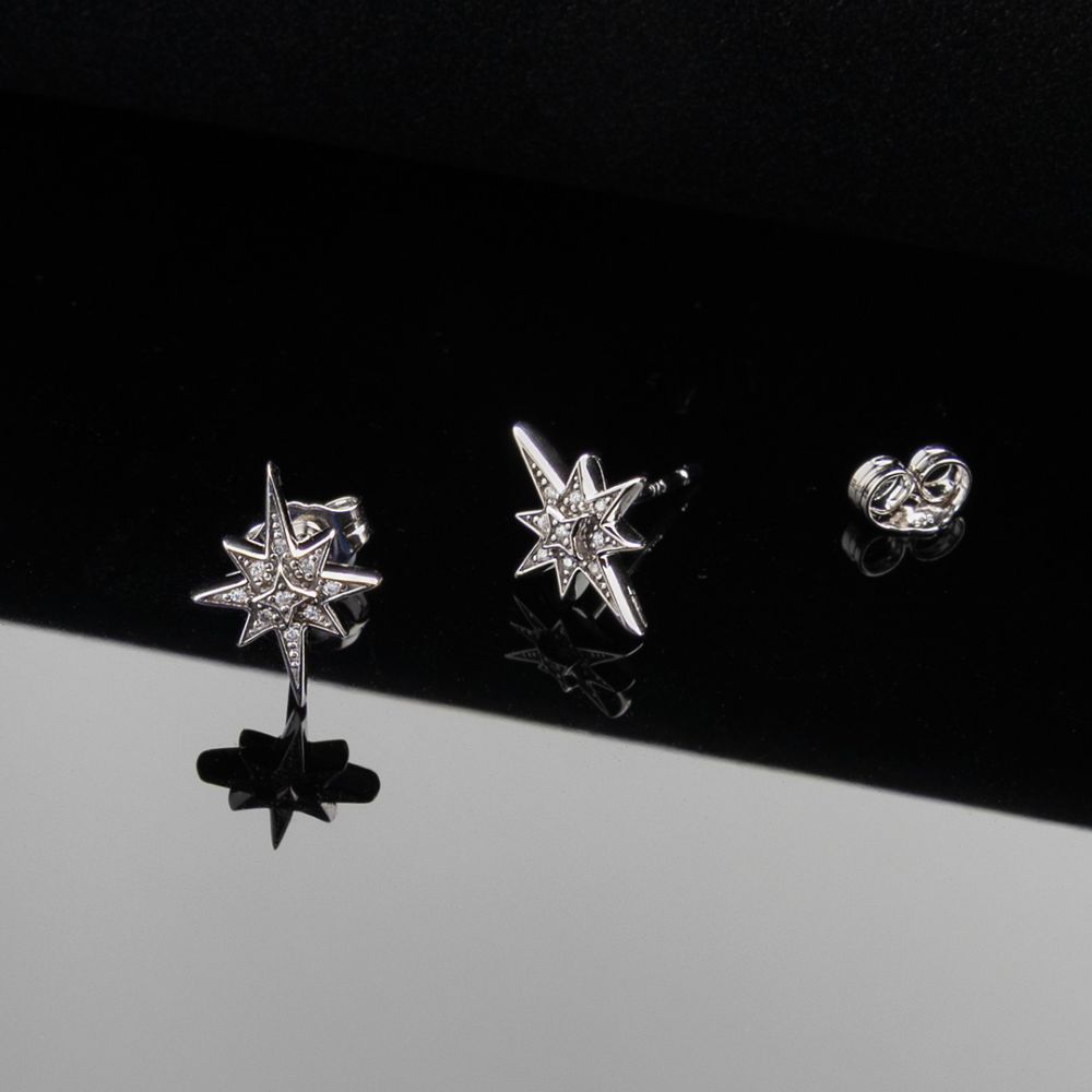 Kit Heath Céleste North Star Stud Earrings 30456CZ
