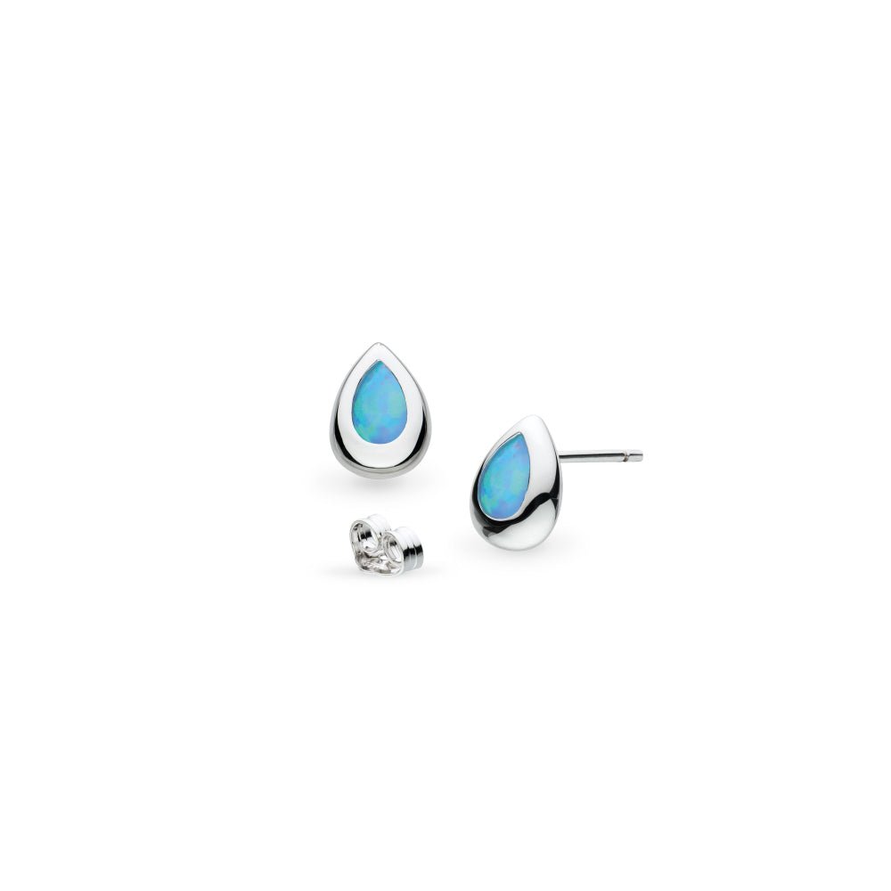 Kit Heath Coast Pebble Blue Blue Opal Stud Earrings 30190BSO278755