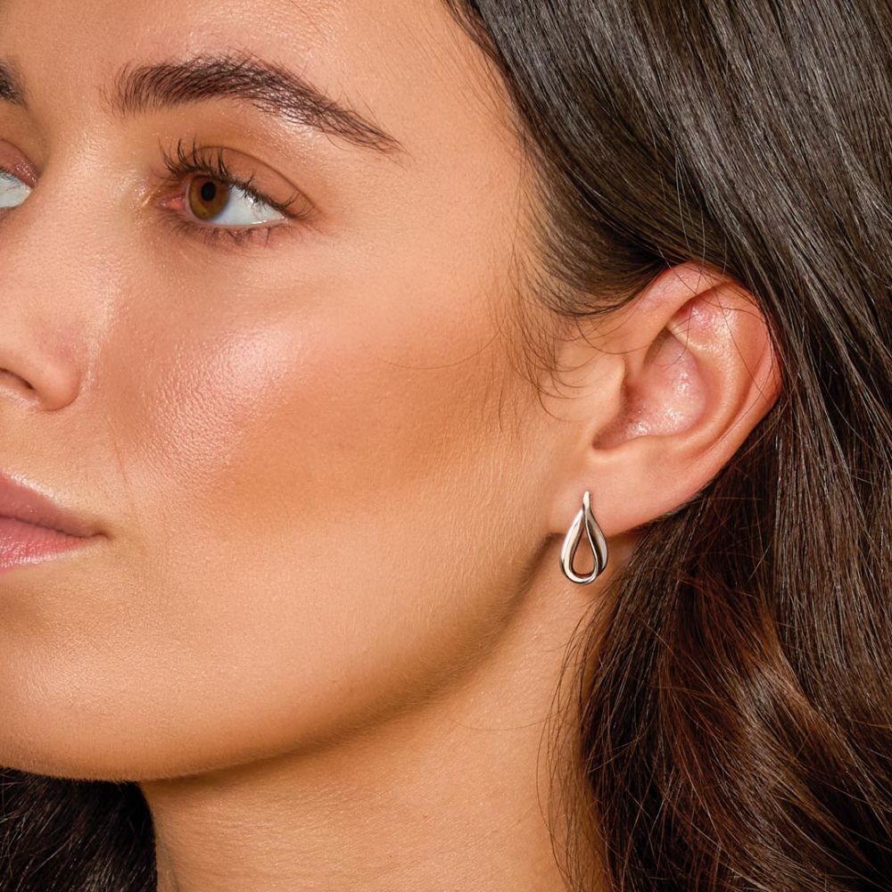 Kit Heath Serenity Loop Grande Stud Earrings 41184RP276086