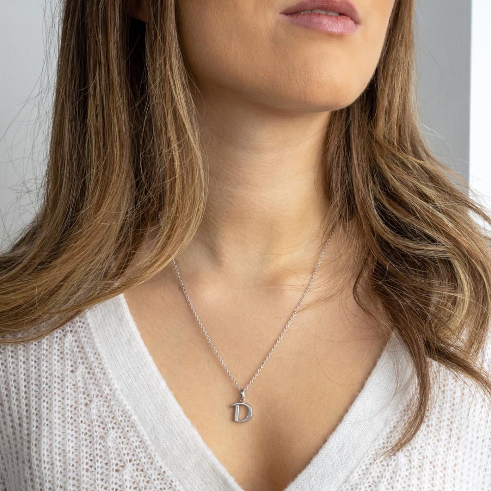 Kit Heath Signature Skript Capital D 18" Necklace 9198RPD276142