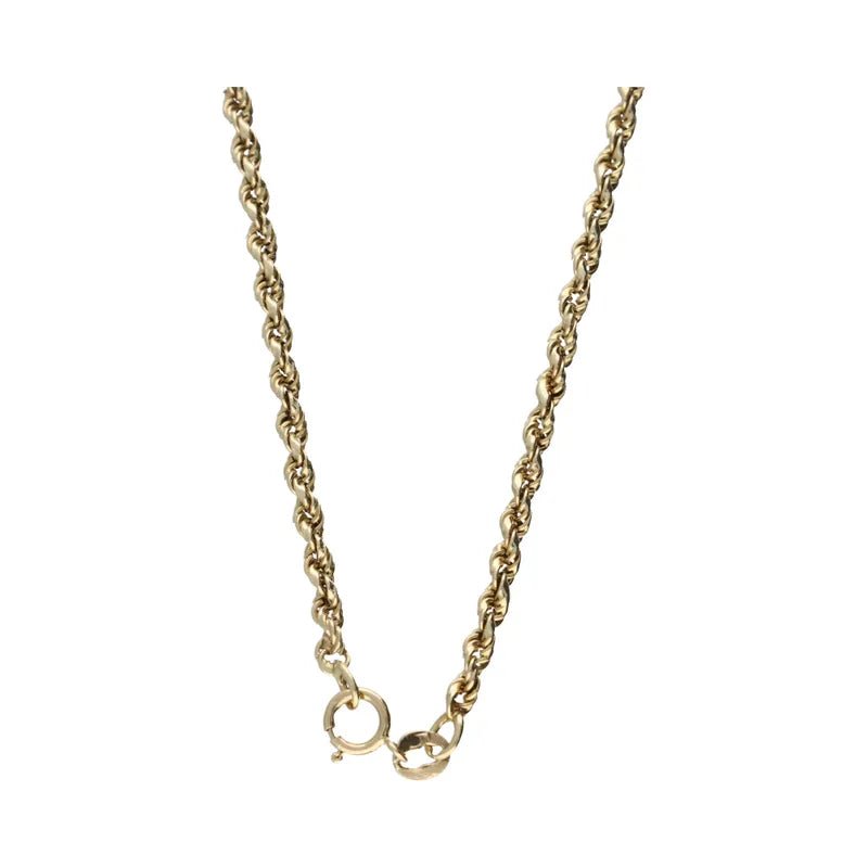 Luxurious Pre - Owned 9ct Gold Rope Chain 21inch2026w35-29-1