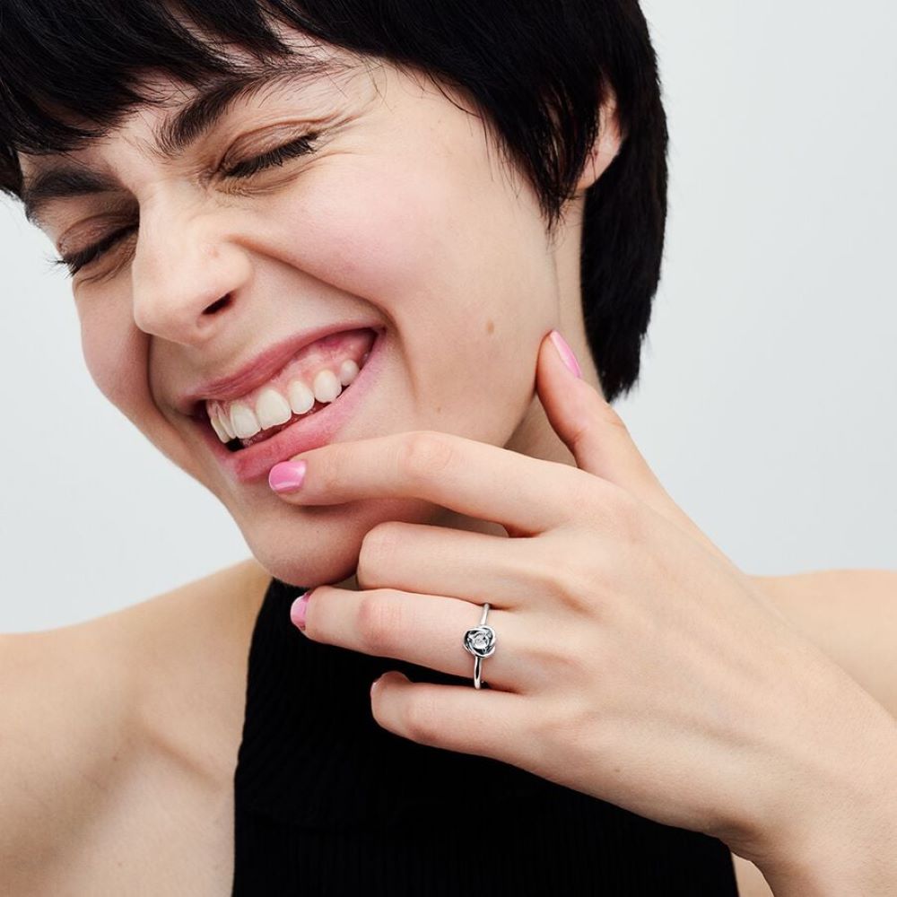 PANDORA April Birthstone Eternity Circle Ring 192993C04