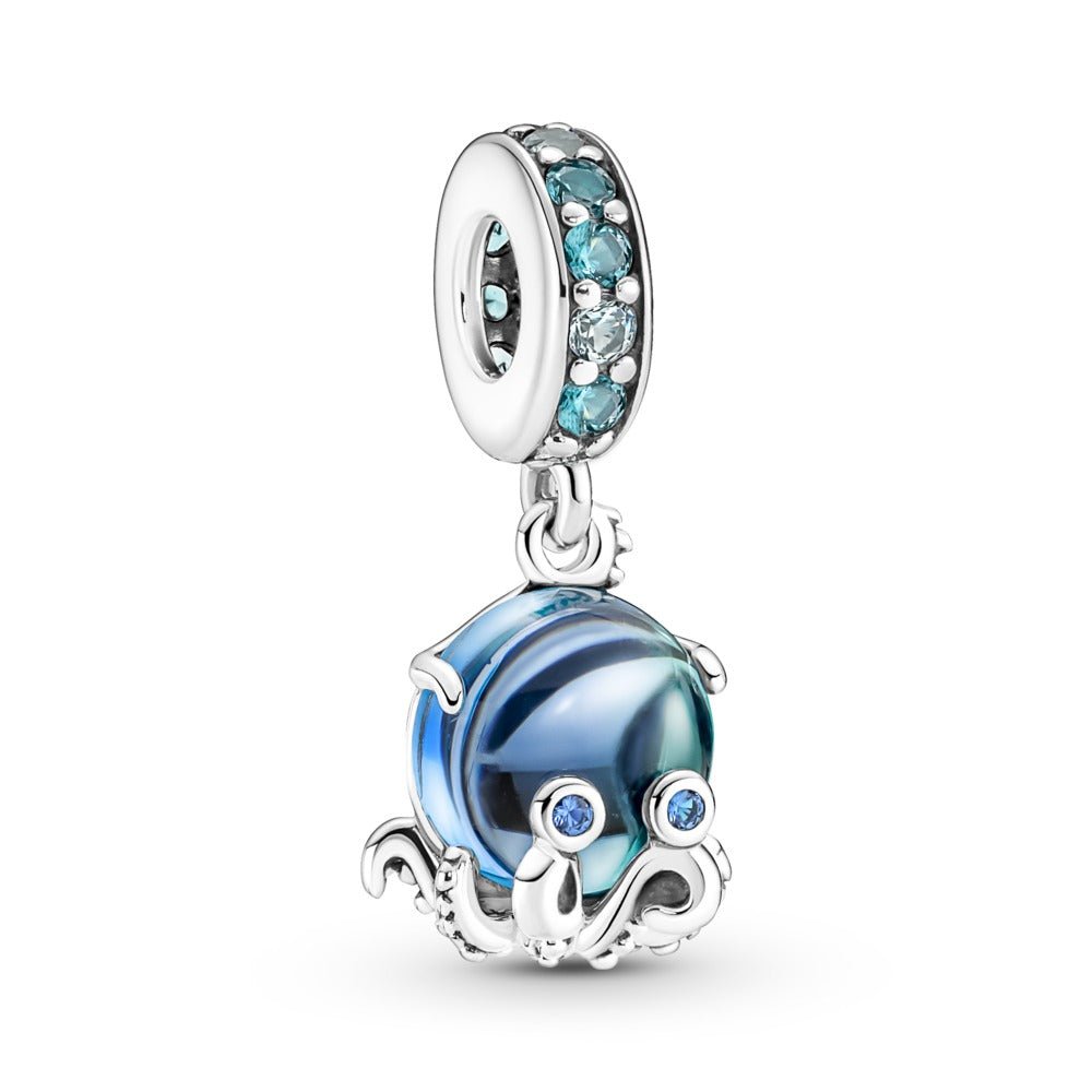 PANDORA Blue Octopus Dangle Charm 791694C01