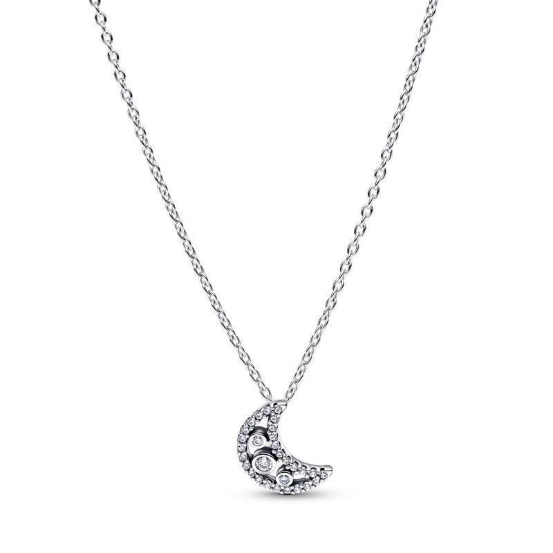PANDORA Crescent Moon Pendant Necklace 394259C01 - 50