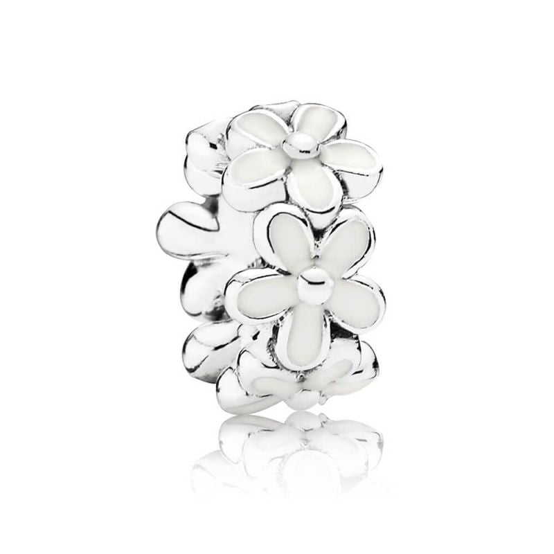 PANDORA Darling Daisies Spacer Charm 791495EN12