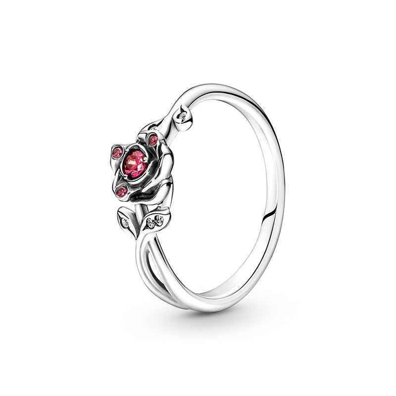 PANDORA Disney Beauty and The Beast Rose Ring 190017C01
