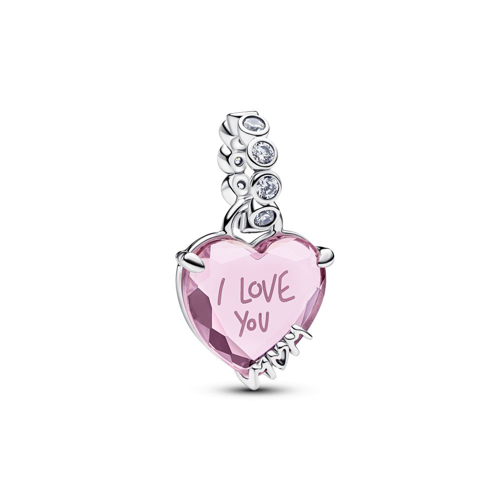 PANDORA I Love You Mom Dangle Charm 794464C01