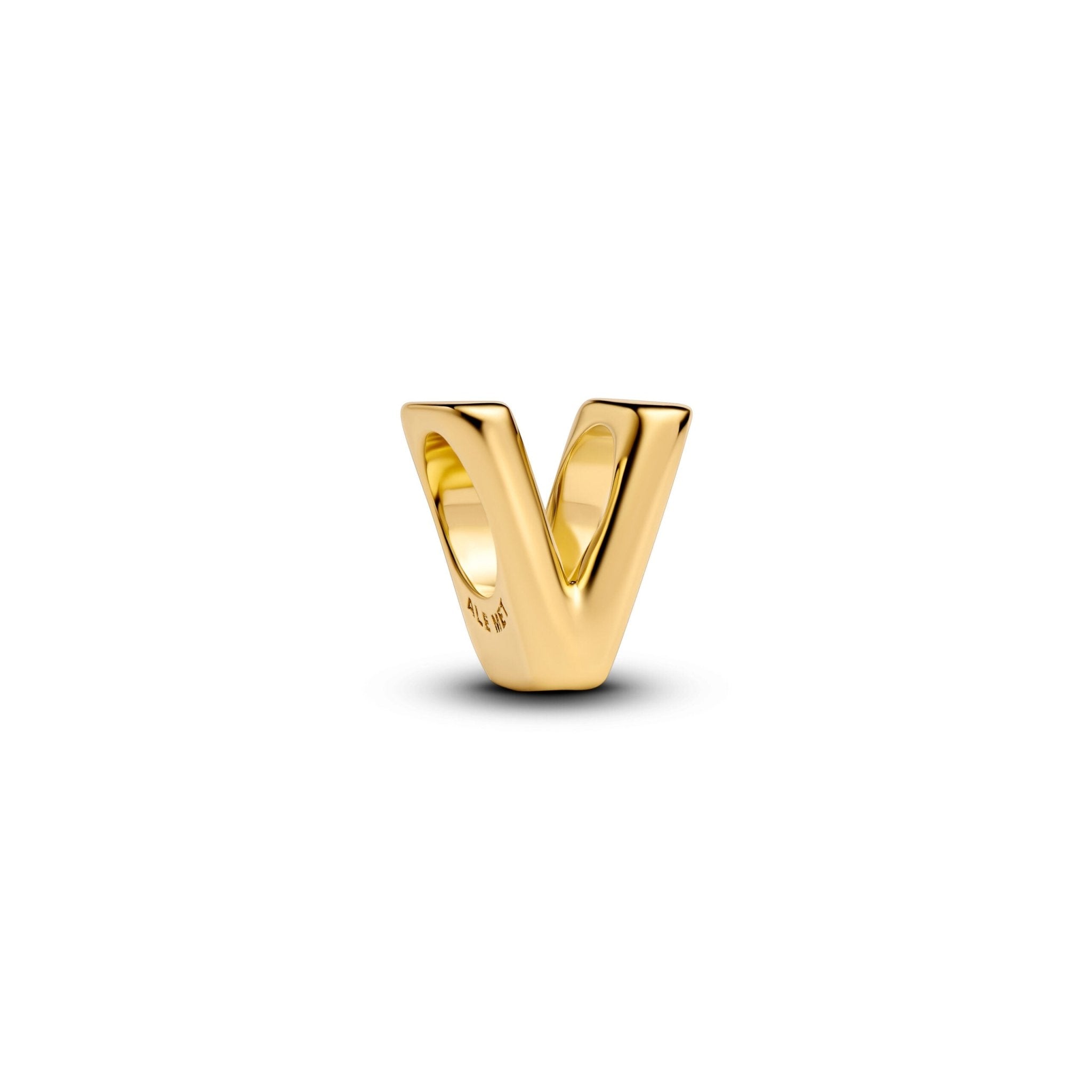 PANDORA Letter V Alphabet Charm 763968C00