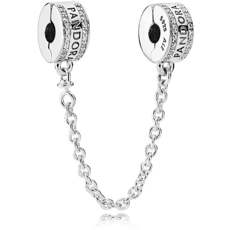 PANDORA Logo Safety Chain Clip Charm 792057CZ792057CZ