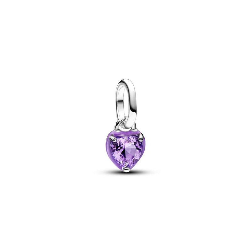 PANDORA ME Purple Chakra Heart Mini Dangle Charm 793042C04793042C04