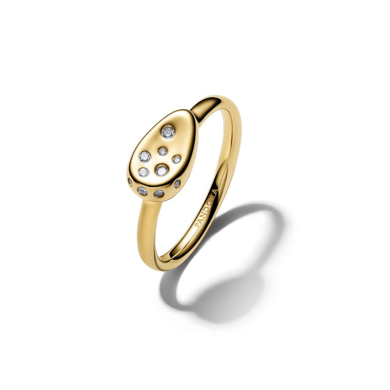 PANDORA Medium Stone - Set Oval Signet Ring 164672C01164672C01