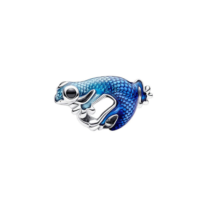 Pandora Metallic Blue Gecko Charm 792701C01 | David Christopher UK ...