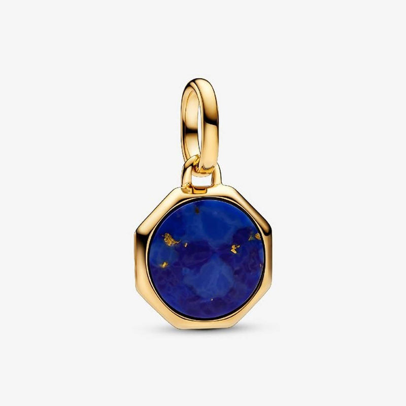 PANDORA Mini Medallion 14k Gold Plated Charm 763388C01270620