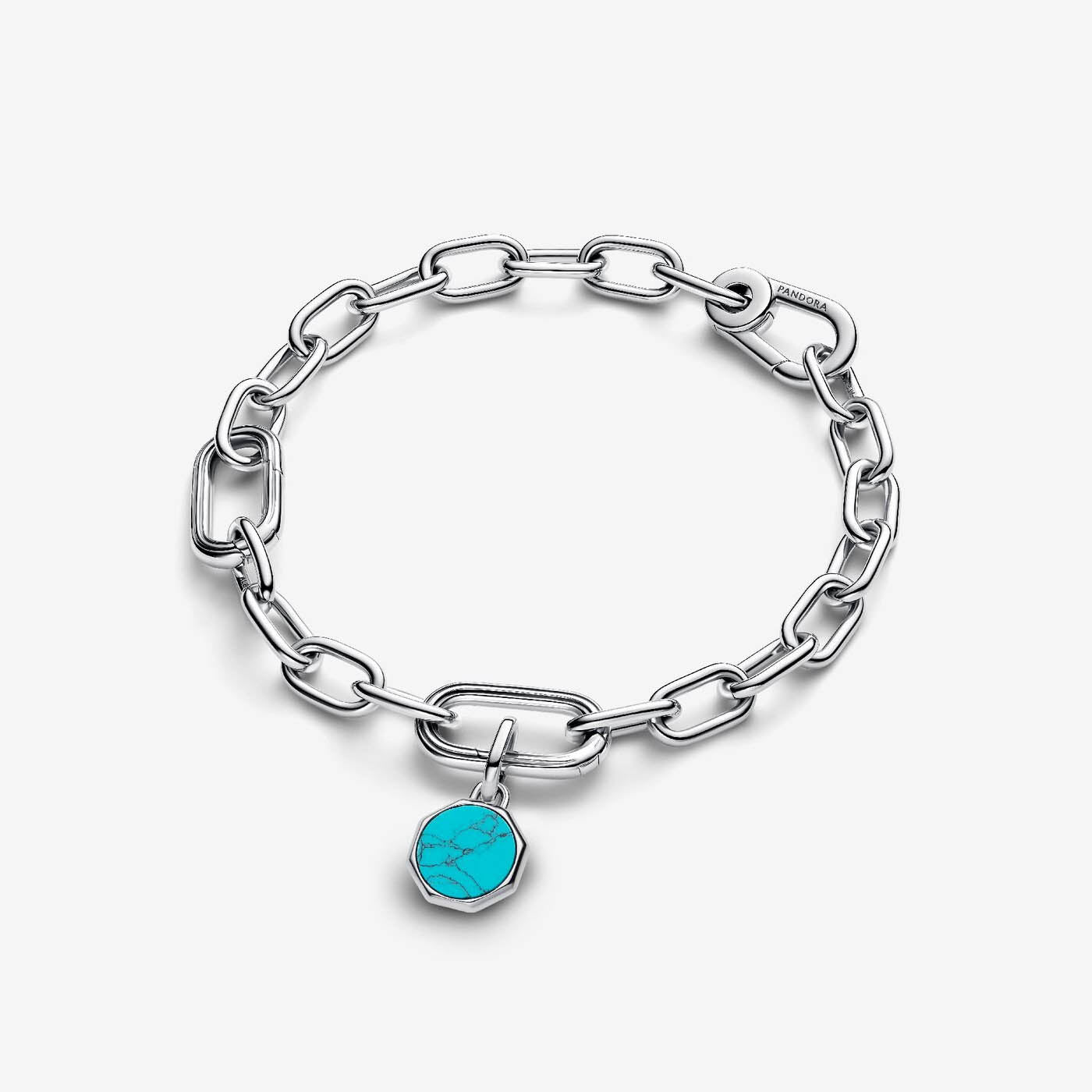 PANDORA Mini Medallion Silver Octagonal Charm 793388C01270622