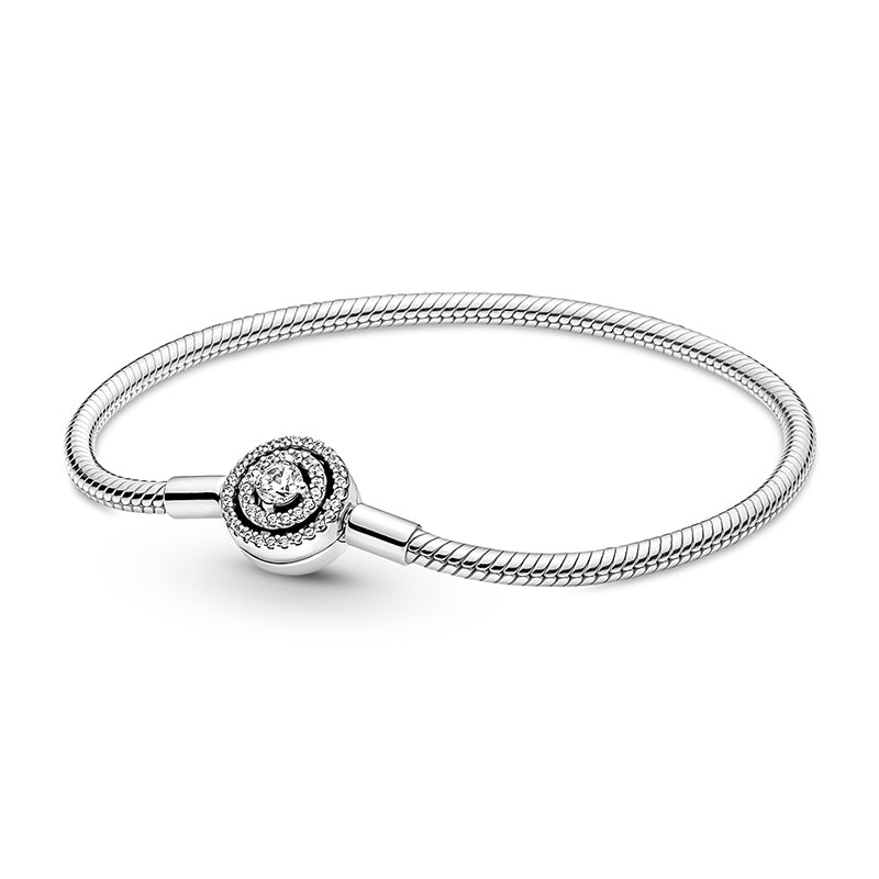 PANDORA Moments Halo Snake Chain Bracelet248278