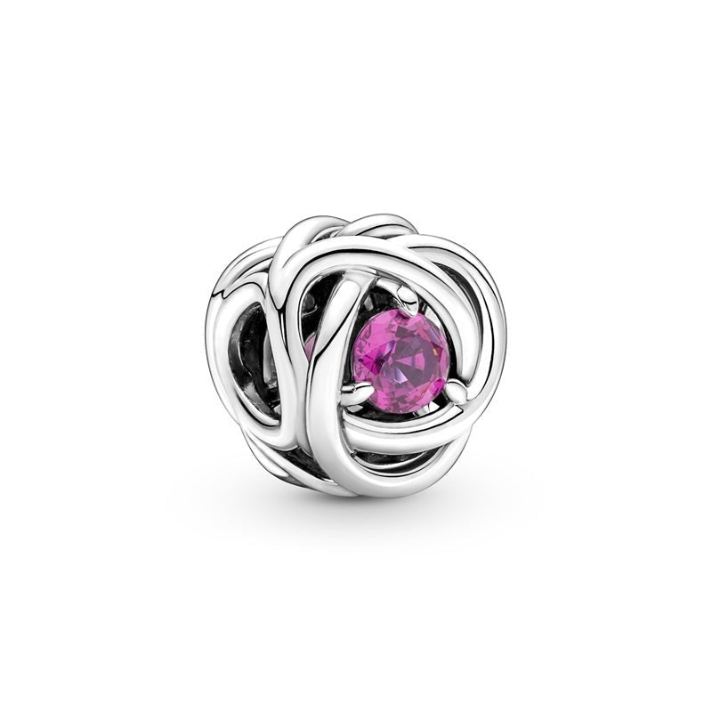 PANDORA October Birthstone Eternity Circle Charm 790065C05