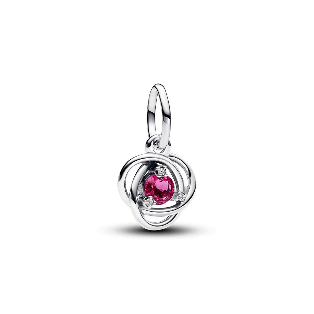 PANDORA October Birthstone Eternity Circle Dangle Charm 793125C10