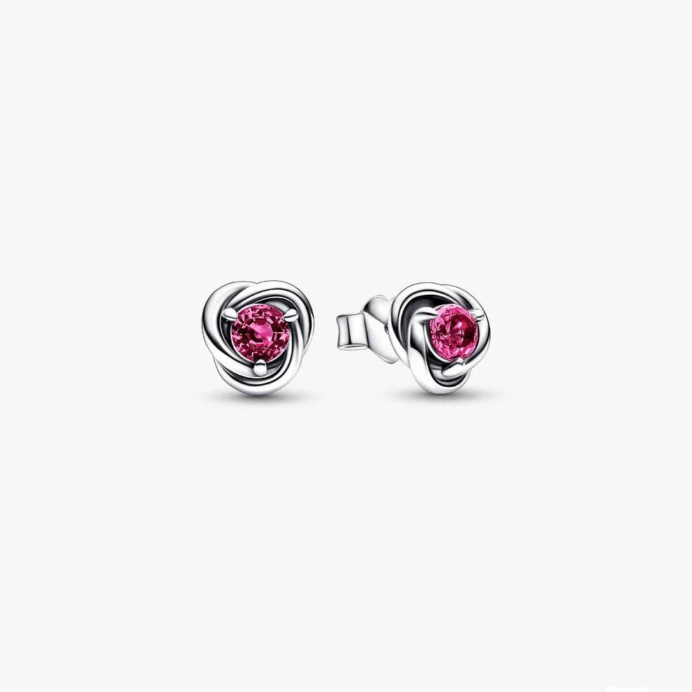PANDORA October Birthstone Eternity Circle Stud Earrings 292334C05292334C05