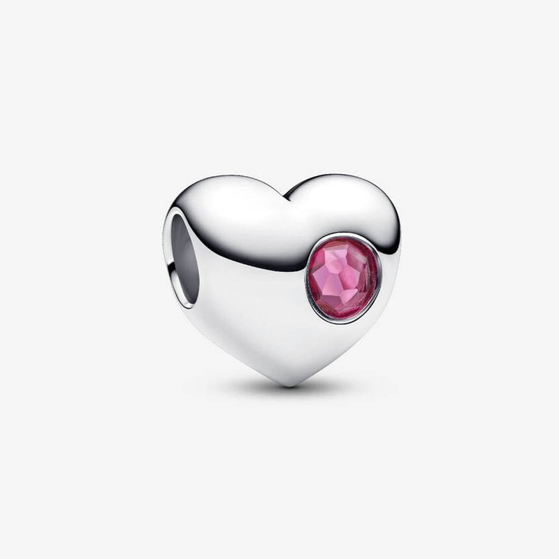PANDORA October Birthstone Heart Charm 794161C10276364