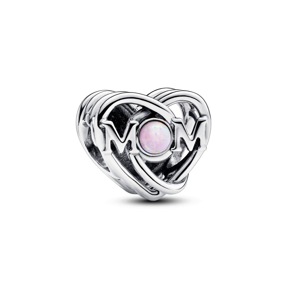 PANDORA Openwork Mum & Heart Charm 793233C01