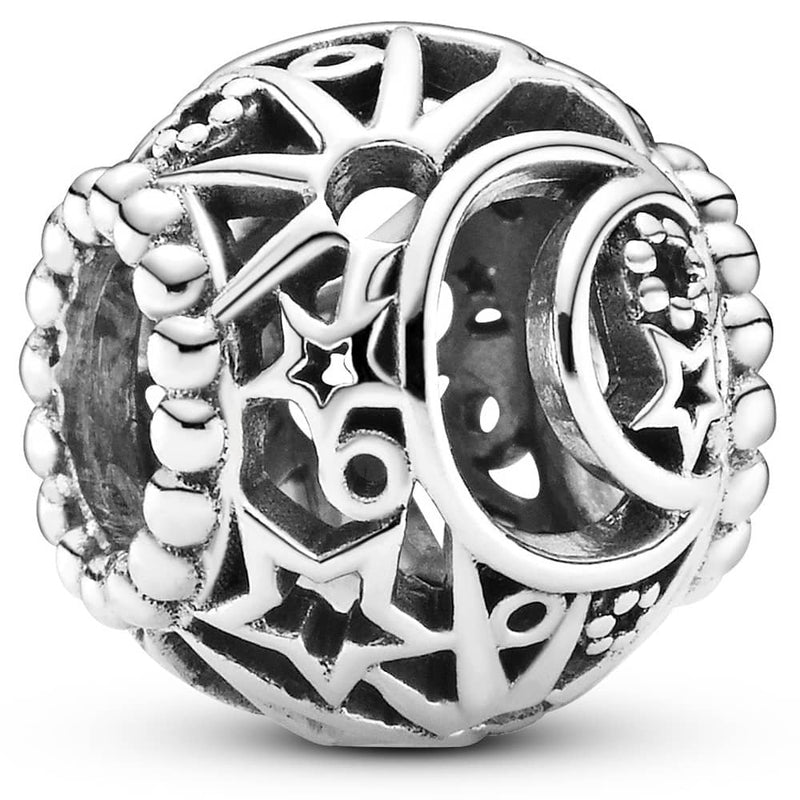PANDORA Openwork Sun Stars & Moon Charm 799183C00