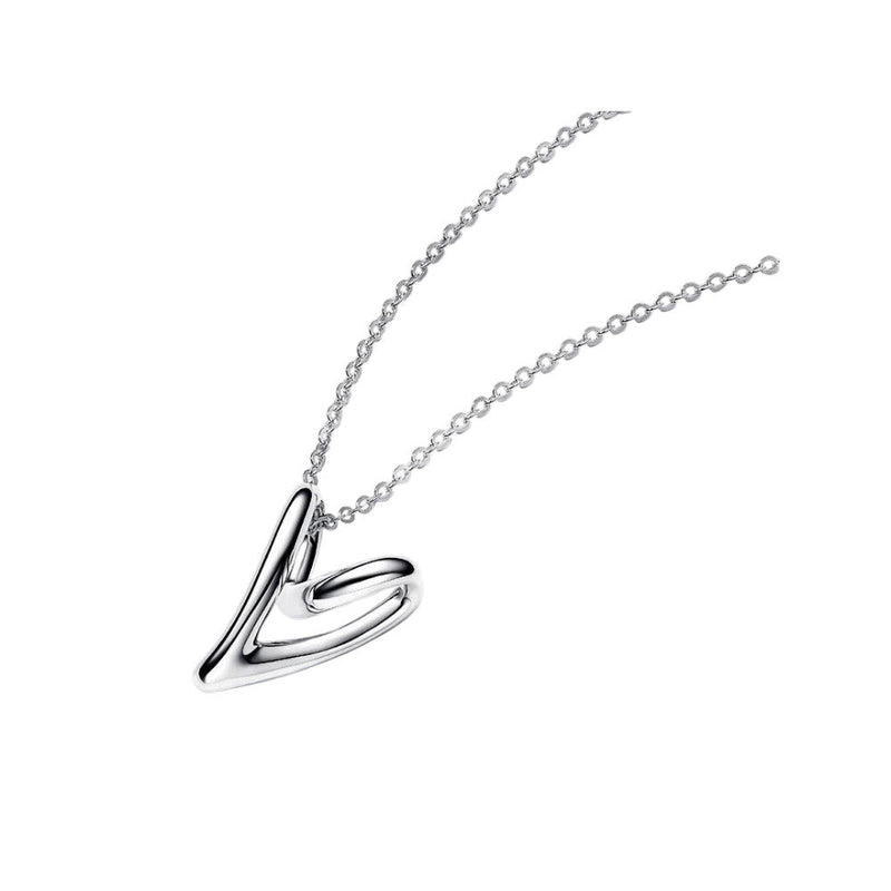 PANDORA Organically Shaped Heart Pendant Necklace 393272C00-70393272C00-70