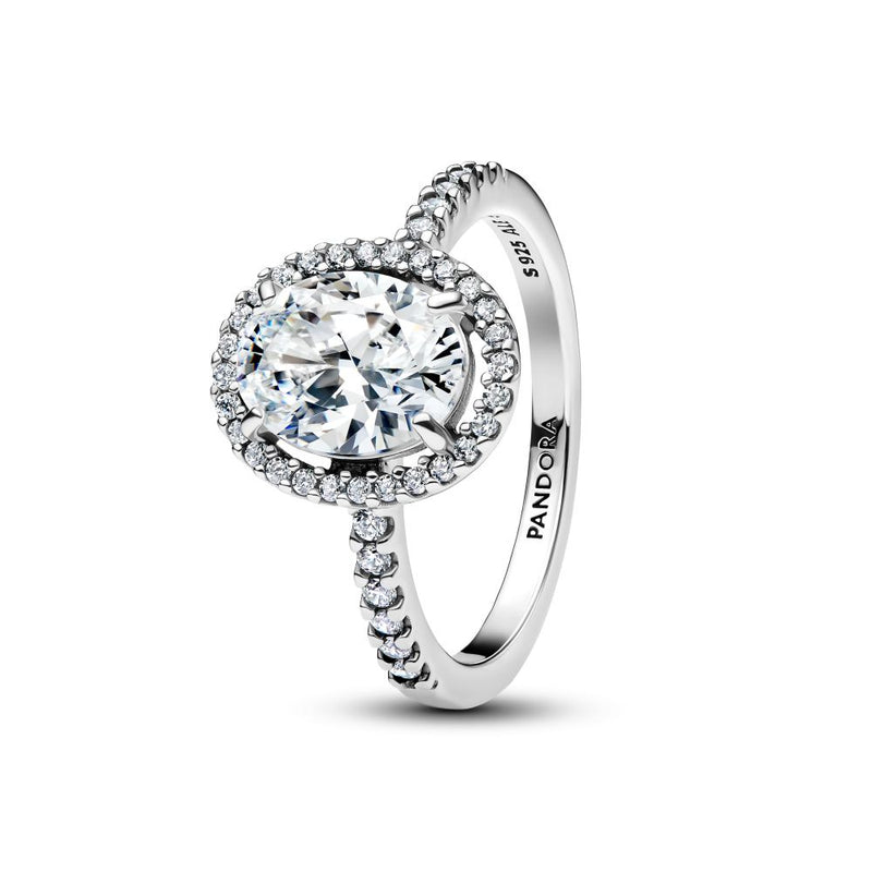 PANDORA Oval Sparkling Halo Statement Ring 193777C01193777C01