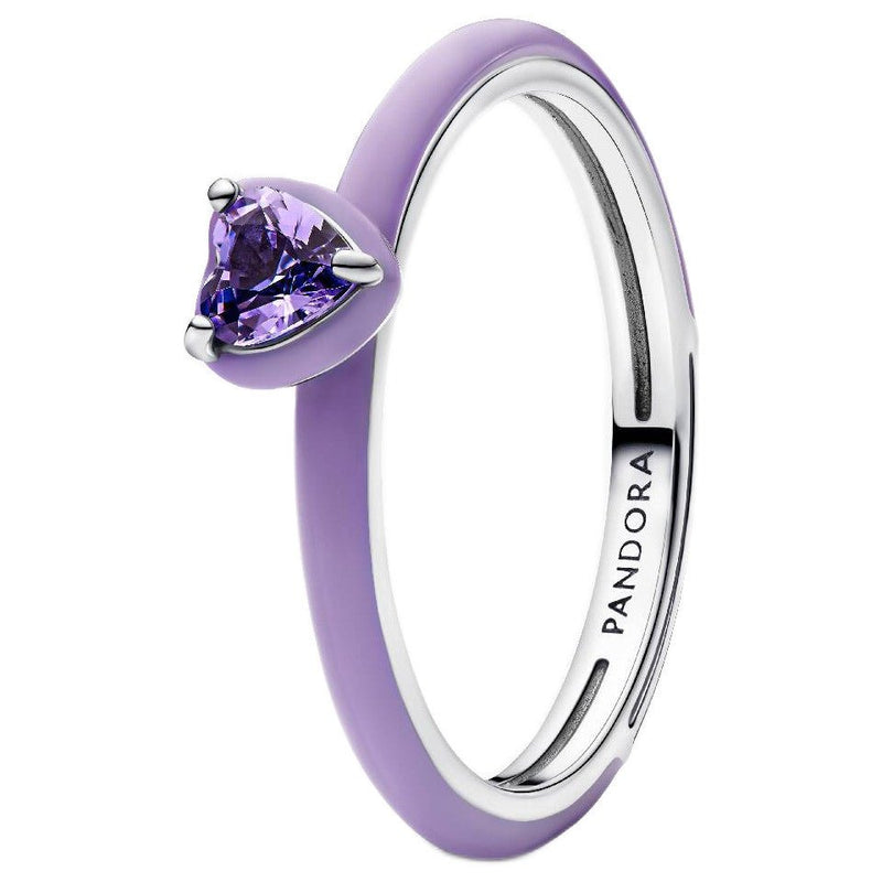 PANDORA Purple Chakra Heart Ring 193088C04193088C04