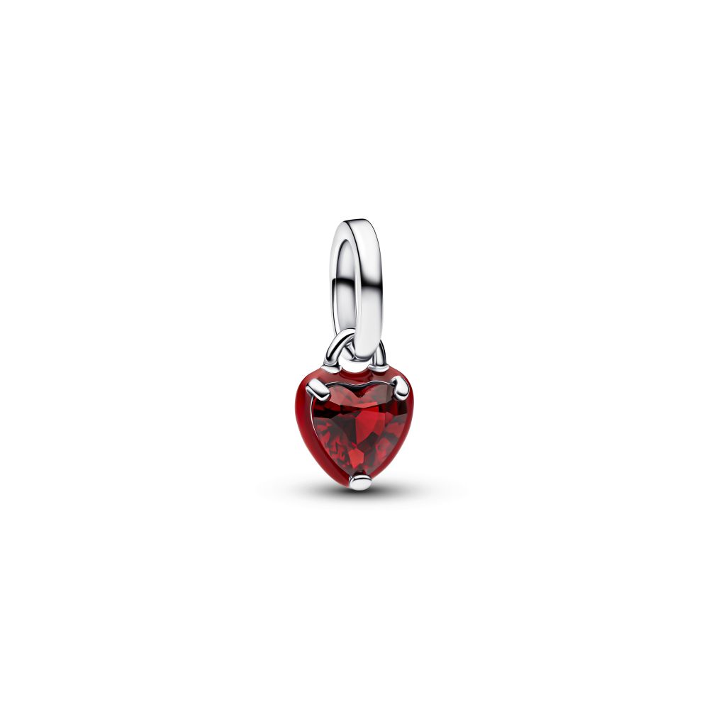 PANDORA Red Chakra Heart Mini Dangle Charm 793042C05793042C05