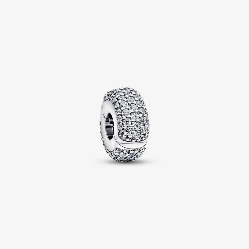 PANDORA Ribbed Clip Charm 794032C01276368