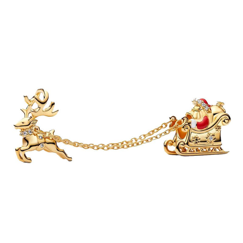 PANDORA Santa Sleigh 14k Double Charm 765056C01765056C01